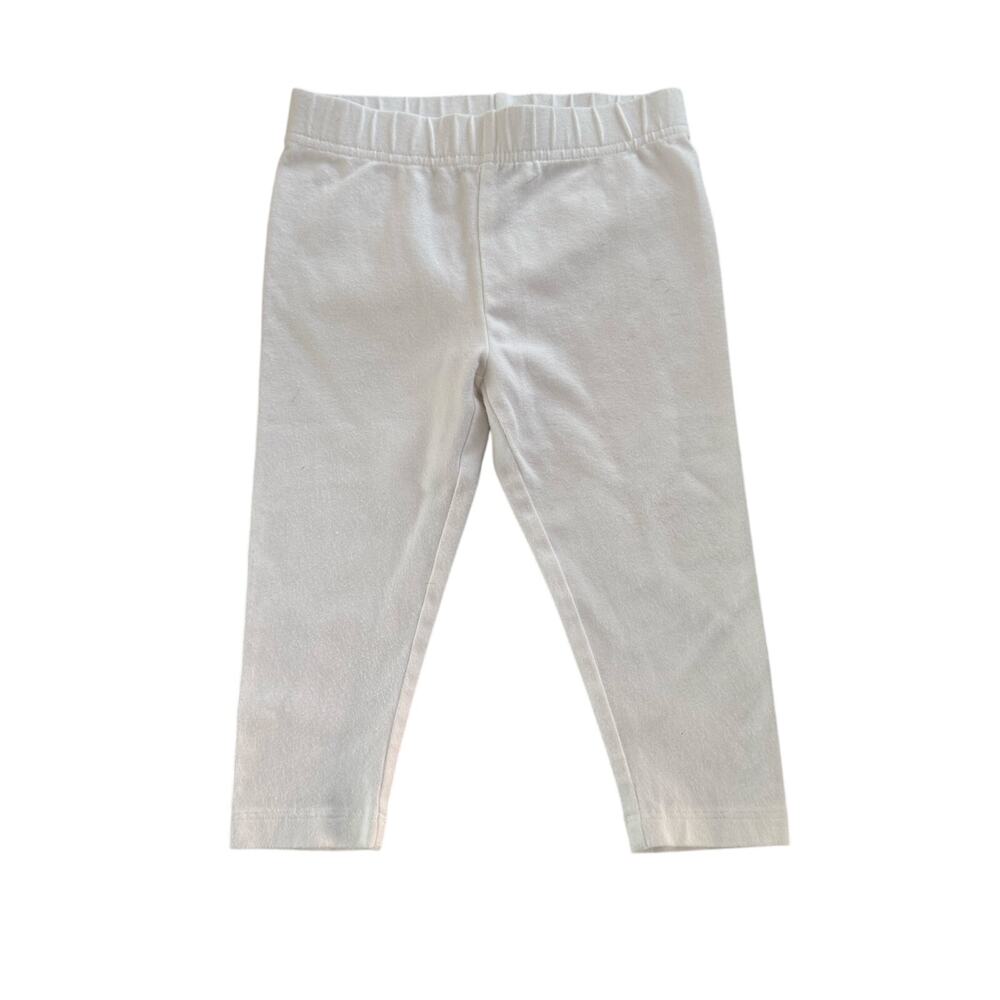 Lands’ End White Leggings Girls Size Small